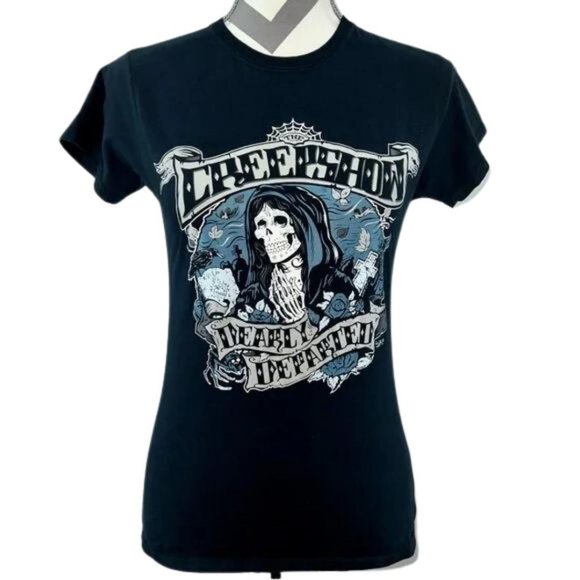 Tops - The Creepshow Dearly Departed Black Band Tee